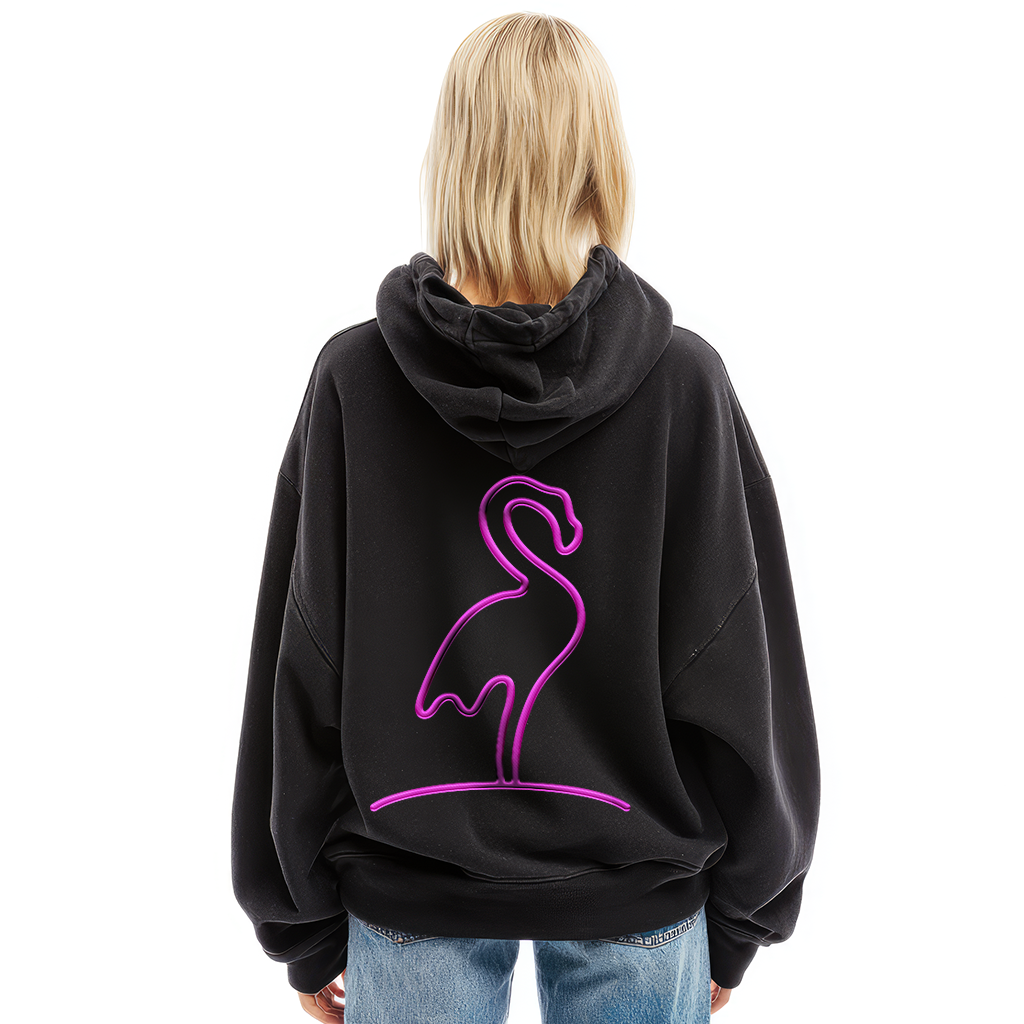 Hoodie mit Flamingo